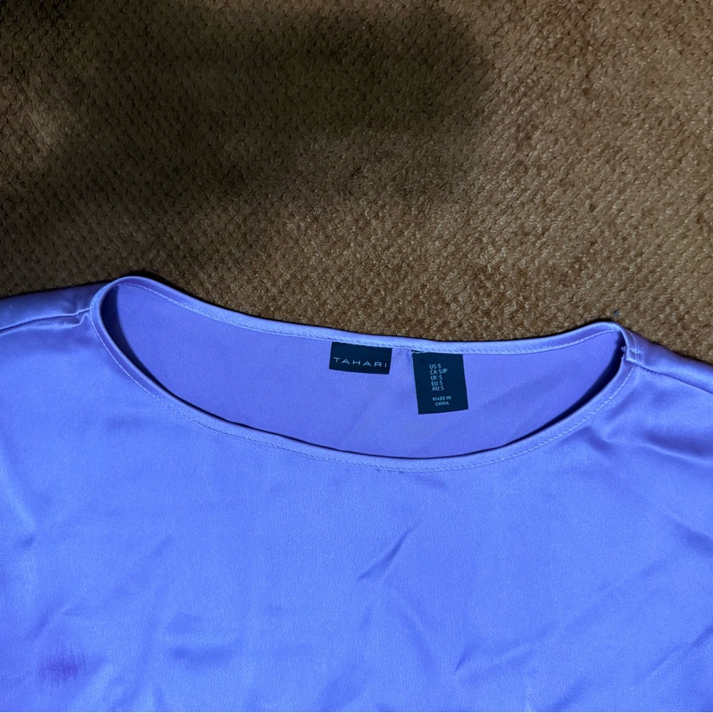 Tahar Purple Blouse